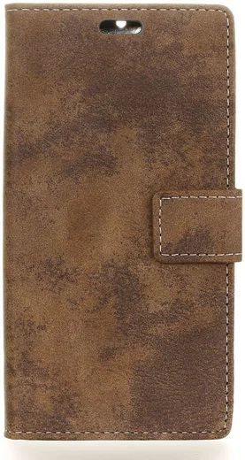 Nokia 8 Vintage Portemonnee Hoesje Bruin afbeelding 1