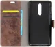 Nokia 8 Vintage Portemonnee Hoesje Bruin afbeelding 7