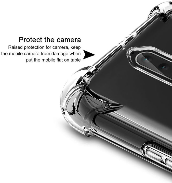 IMAK Nokia 8 Hoesje Flexibel TPU met Screenprotector Transparant afbeelding 6