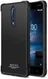 IMAK Nokia 8 Hoesje Flexibel TPU met Screenprotector Metaal Zwart afbeelding 2