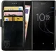 Rosso Element Sony Xperia XA1 Plus Hoesje Book Cover Zwart afbeelding 1