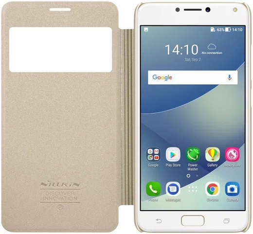 Nillkin Sparkle Series Book Case Asus ZenFone 4 Max 5.5 Goud afbeelding 2