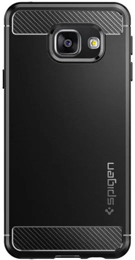 Spigen Rugged Armor Case Samsung Galaxy A3 (2016) Zwart afbeelding 4