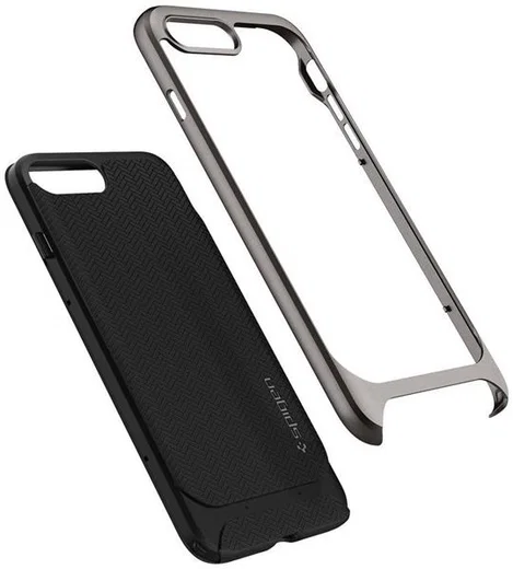 Spigen Neo Hybrid Hoesje Apple iPhone 8 Plus / 7 Plus Gunmetal afbeelding 2