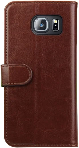 Rosso Element Samsung Galaxy S6 Hoesje Book Cover Bruin afbeelding 5