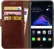 Rosso Element Huawei P8 Lite (2017) Hoesje Book Cover Bruin afbeelding 1