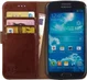 Rosso Element Samsung Galaxy S4 Hoesje Book Cover Bruin afbeelding 1