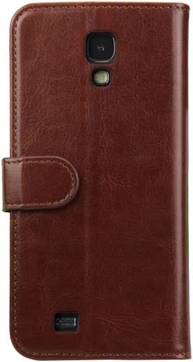 Rosso Element Samsung Galaxy S4 Hoesje Book Cover Bruin afbeelding 5