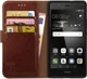 Rosso Element Huawei P9 Lite Hoesje Book Cover Bruin afbeelding 1