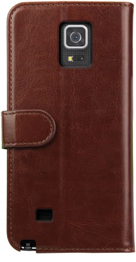 Rosso Element Samsung Galaxy Note 4 Hoesje Book Cover Bruin afbeelding 4