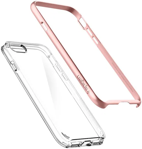 Spigen Neo Hybrid Crystal 2 Case iPhone 7 / 8 Rose Gold afbeelding 3