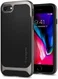 Spigen Neo Hybrid Herringbone iPhone 7 / 8 Hoesje Gunmetal afbeelding 1