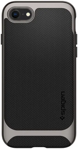 Spigen Neo Hybrid Herringbone iPhone 7 / 8 Hoesje Gunmetal afbeelding 6