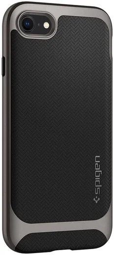 Spigen Neo Hybrid Herringbone iPhone 7 / 8 Hoesje Gunmetal afbeelding 7