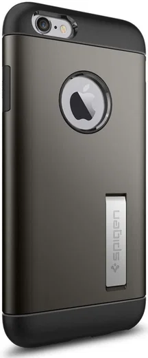Spigen Slim Armor Hoesje Apple iPhone 6 / 6S Gunmetal afbeelding 6