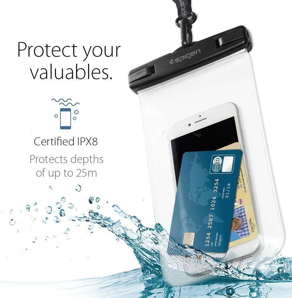 Spigen Velo Universeel Waterbestendig Hoesje Zwart afbeelding 5