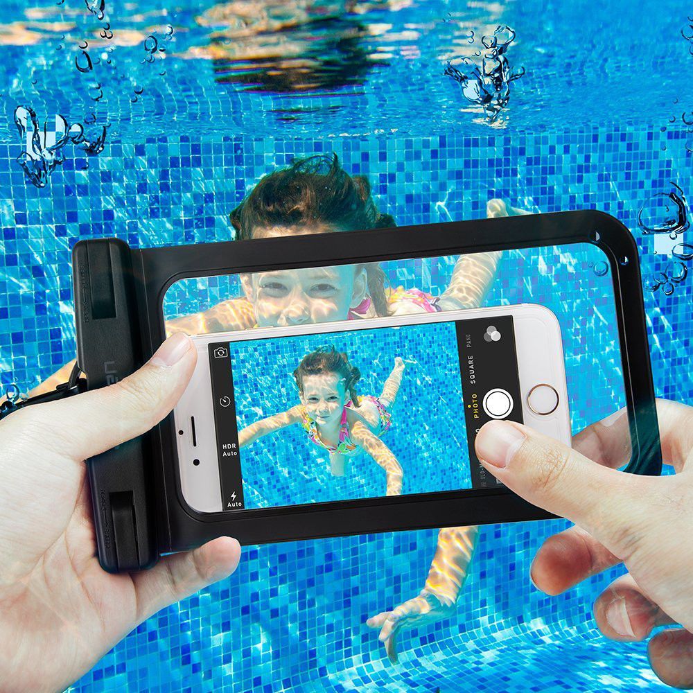 Spigen Velo Universeel Waterbestendig Hoesje Zwart afbeelding 2