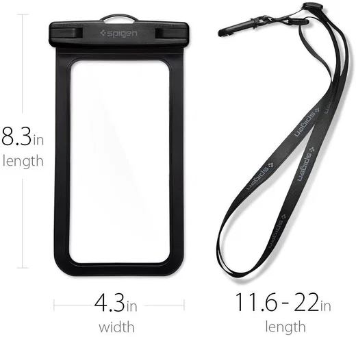 Spigen Velo Universeel Waterbestendig Hoesje Zwart afbeelding 8