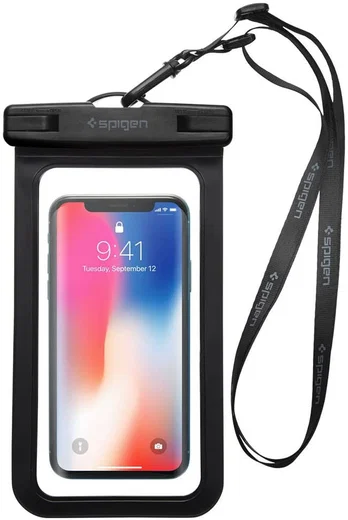 Spigen Velo Universeel Waterbestendig Hoesje Zwart afbeelding 1