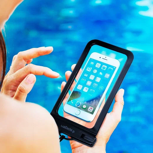 Spigen Velo Universeel Waterbestendig Hoesje Zwart afbeelding 3