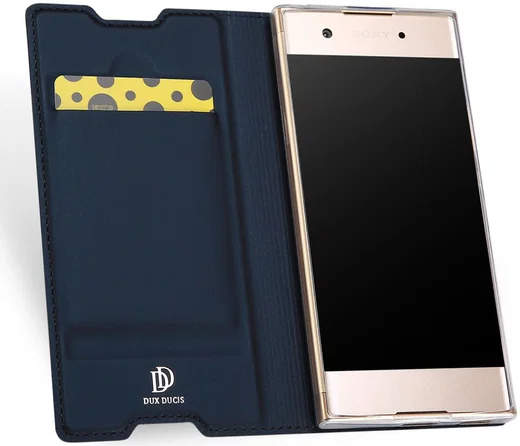 Dux Ducis Sony Xperia XA1 Ultra Bookcase Hoesje Blauw afbeelding 2