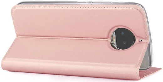 Motorola Moto G5S Plus Portemonnee Hoesje Roze Goud afbeelding 2