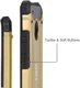 Motorola Moto G5S Plus Hybride Armor Hoesje Goud afbeelding 2