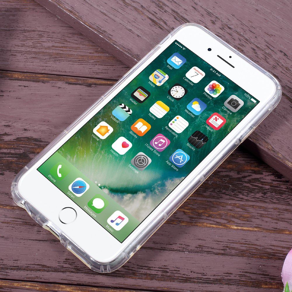 Transparante Apple iPhone 6 Plus / 6(S) Plus Hoesje met Bumper afbeelding 2