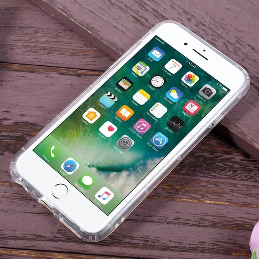 Transparante Apple iPhone 6 Plus / 6(S) Plus Hoesje met Bumper afbeelding 2
