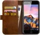 Rosso Element Apple iPhone 7 Plus / 8 Plus Hoesje Book Cover Bruin afbeelding 1