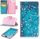 Sony Xperia XZ1 Compact Portemonnee Hoesje met Wintersweet Printje afbeelding 3