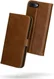 Rosso Deluxe Apple iPhone 7/8 Plus Hoesje Echt Leer Book Case Bruin afbeelding 2