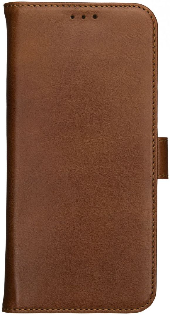 Rosso Deluxe Apple iPhone 7/8 Plus Hoesje Echt Leer Book Case Bruin afbeelding 11