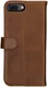 Rosso Deluxe Apple iPhone 7/8 Plus Hoesje Echt Leer Book Case Bruin afbeelding 12