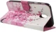 Samsung Galaxy J7 (2017) Portemonnee Hoesje Print Plum Flower afbeelding 2