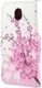 Samsung Galaxy J7 (2017) Portemonnee Hoesje Print Plum Flower afbeelding 4