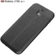 Samsung Galaxy J7 (2017) Lederen TPU Hoesje Zwart afbeelding 6