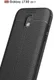 Samsung Galaxy J7 (2017) Lederen TPU Hoesje Zwart afbeelding 8