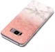 Samsung Galaxy S8 TPU Back Cover Roze Wit afbeelding 5