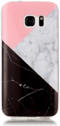 Samsung Galaxy S7 Print TPU Hoesje Marmer afbeelding 1
