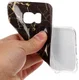 Samsung Galaxy S7 Print TPU Hoesje Marmer Zwart afbeelding 2