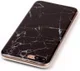 Apple iPhone 7 / 8 Plus TPU Hoesje Marmer Zwart afbeelding 3