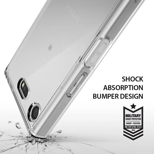 Ringke Fusion Sony Xperia XZ1 Compact Hoesje Clear afbeelding 3