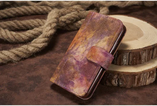 Apple iPhone X Bos Portemonnee Hoesje Bruin afbeelding 16