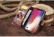 Apple iPhone X Bos Portemonnee Hoesje Bruin afbeelding 5