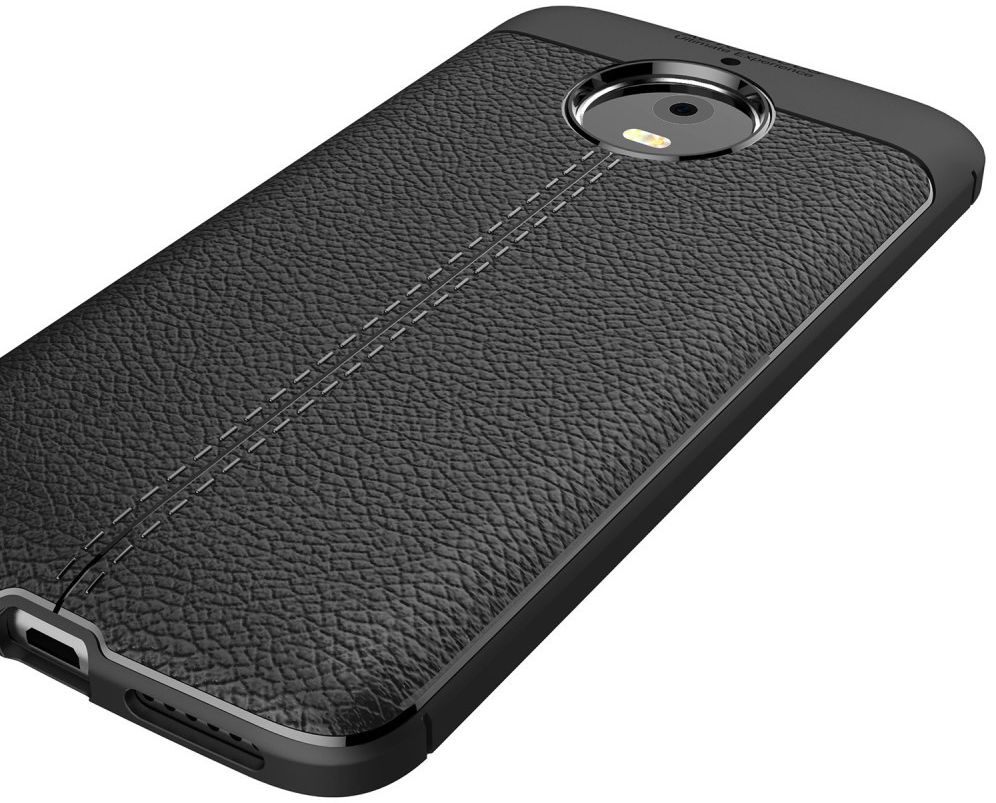 Motorola Moto E4 Plus Hoesje met Kunstleer Coating afbeelding 5