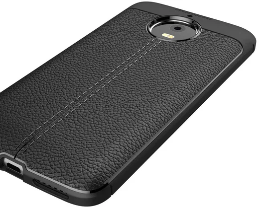 Motorola Moto E4 Plus Hoesje met Kunstleer Coating afbeelding 5