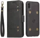 Apple iPhone X Luxe 2-in-1 Portemonnee Hoesje Zwart afbeelding 2