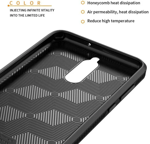 Huawei Mate 10 Lite Hoesje met Kunstleer Coating Zwart afbeelding 4