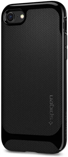 Spigen Neo Hybrid Herringbone iPhone 7 / 8 Hoesje Zwart afbeelding 8